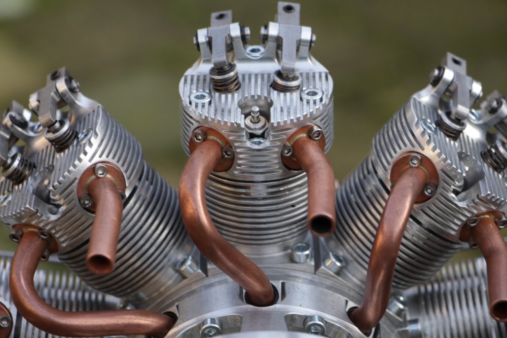 9 Cilinder stermotor