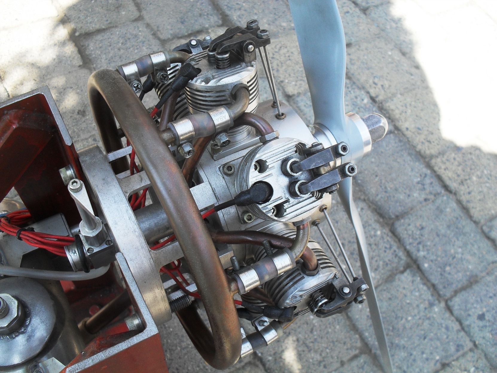 7 Cilinder stermotor