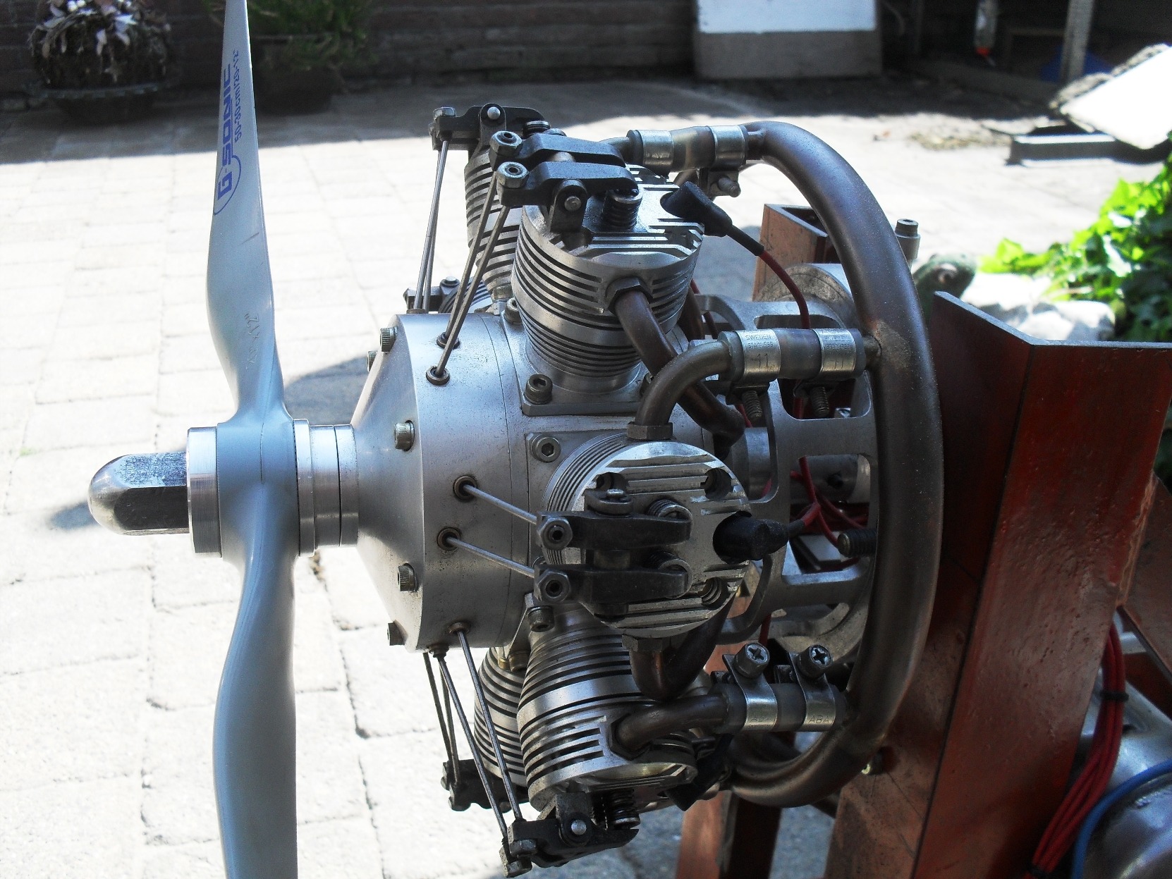 7 Cilinder stermotor